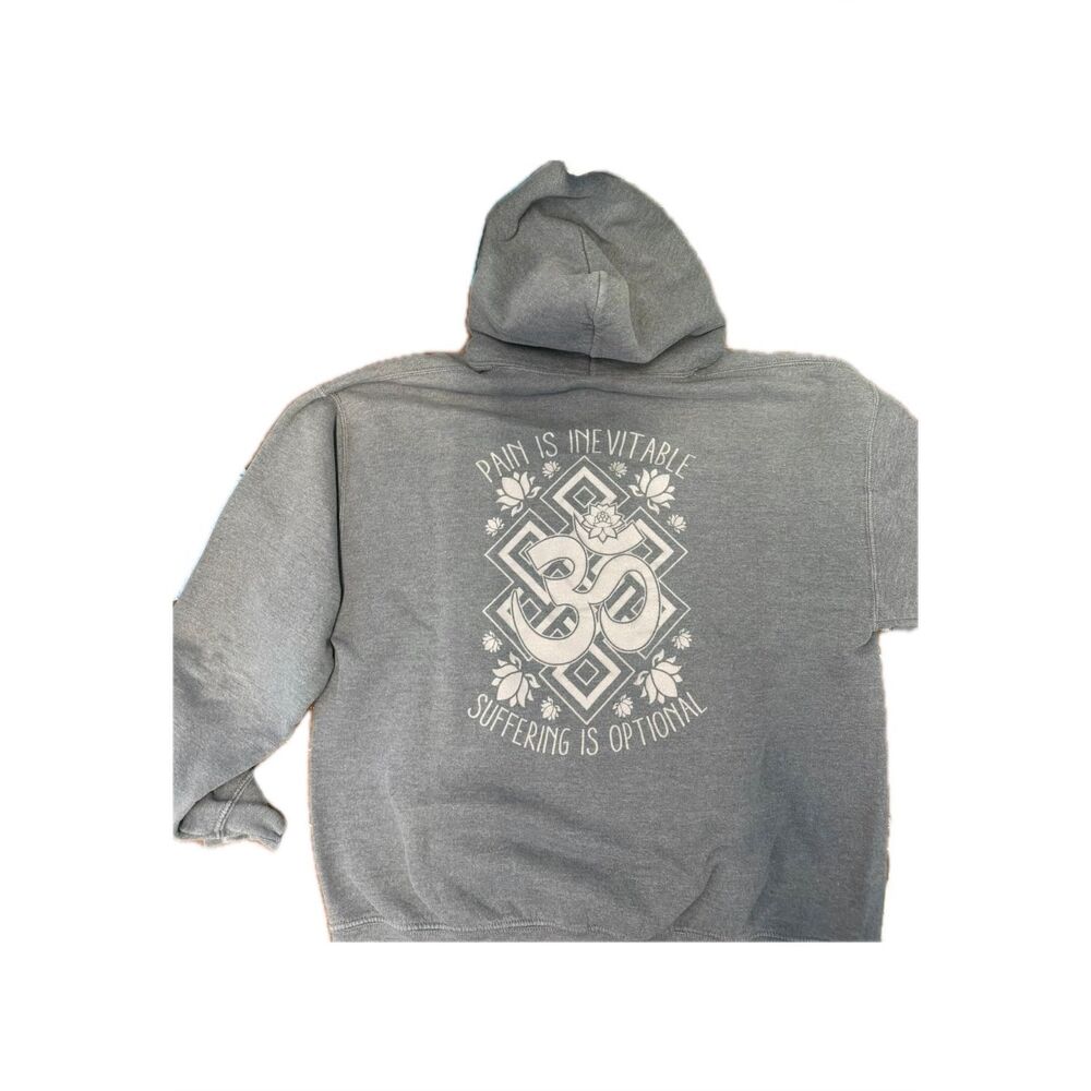 Yes We Vibe Gray Hoodie Sweatshirt Women’s Size Large